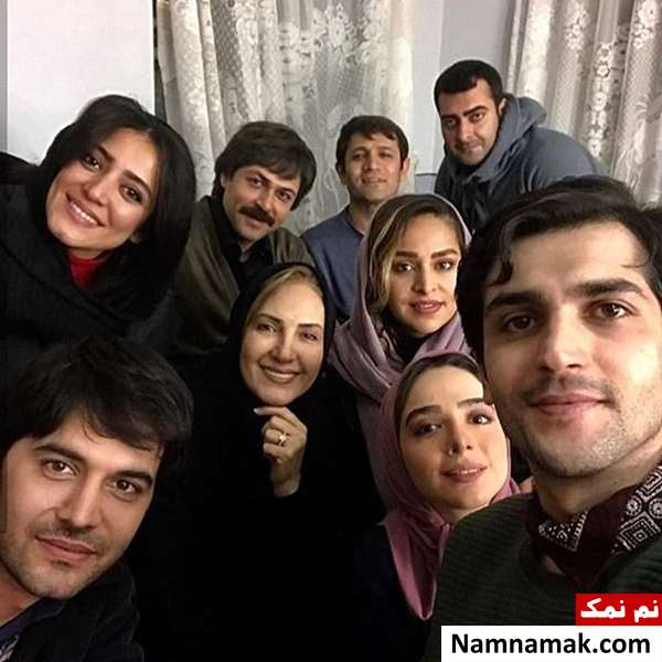 نیما نادری در پشت صحنه سریال لحظه گرگ و میش