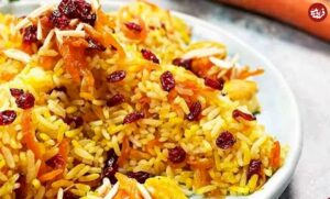 طرز تهیه و مواد لازم هویج پلو با مرغ