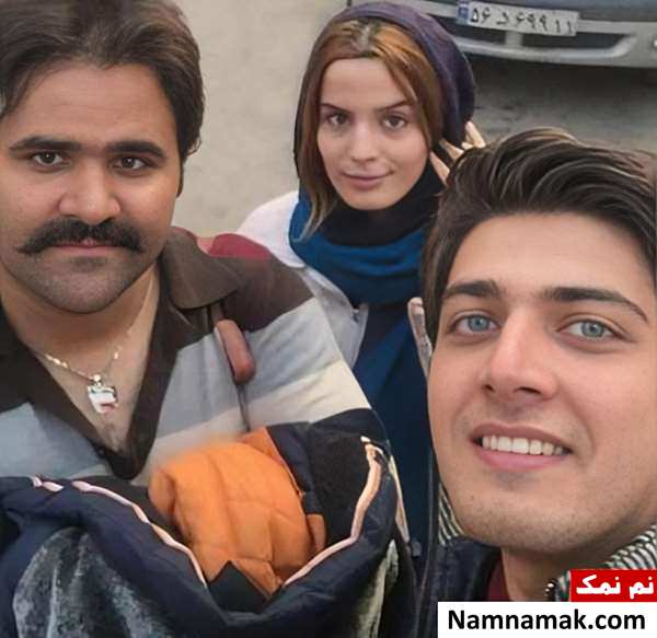 غزاله اکرمی و علی مسلمی و امین محمودی