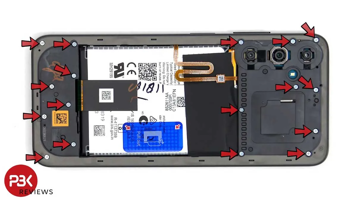 بررسی کالبدشکافی گوشی A05s Samsung