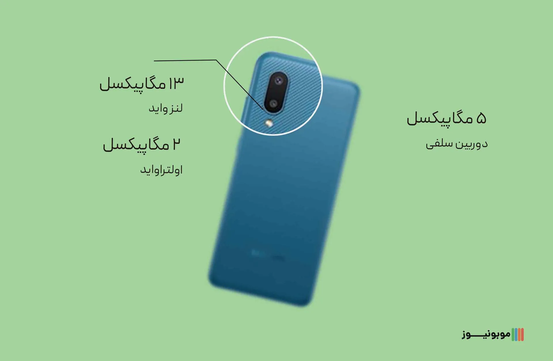 galaxy A02 Camera بررسی مشخصات گوشی A02 سامسونگ