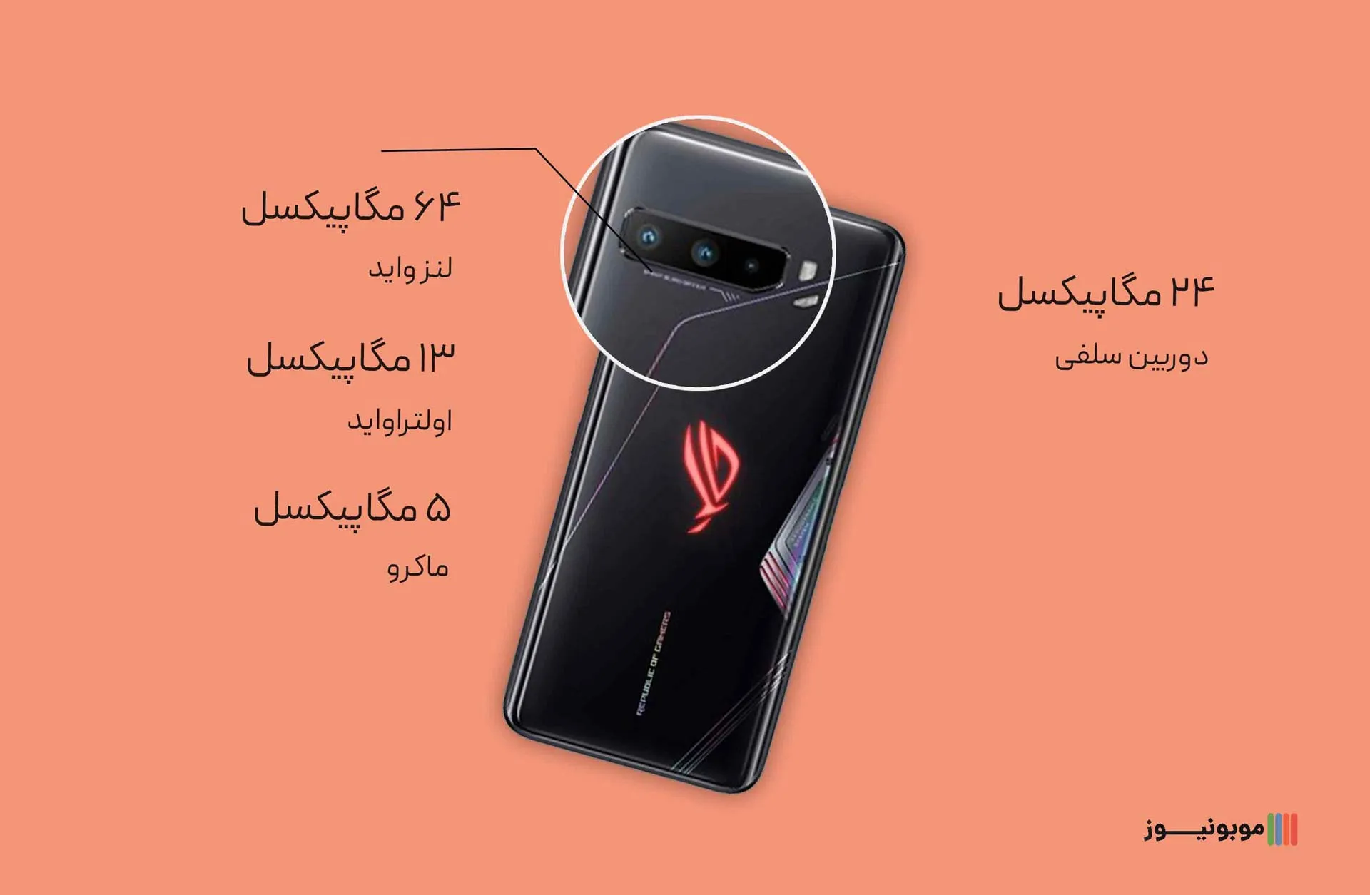 rog phone 3 Camera بررسی مشخصات گوشی ROG Phone 3 ایسوس