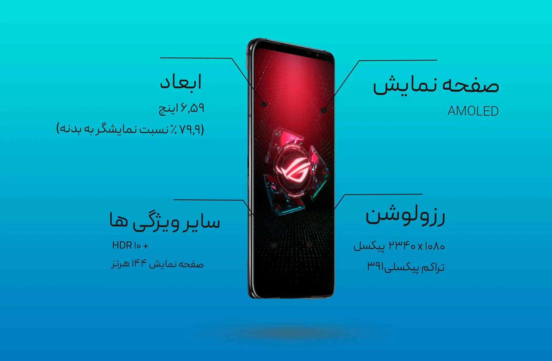 rog phone 3 Display بررسی مشخصات گوشی ROG Phone 3 ایسوس