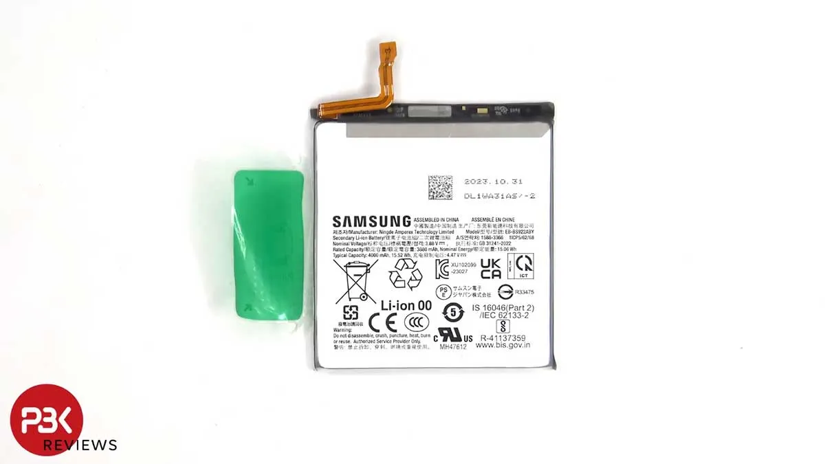 samsung s24 teardown 8 بررسی کالبدشکافی و تعمیرپذیری گوشی S24 سامسونگ 