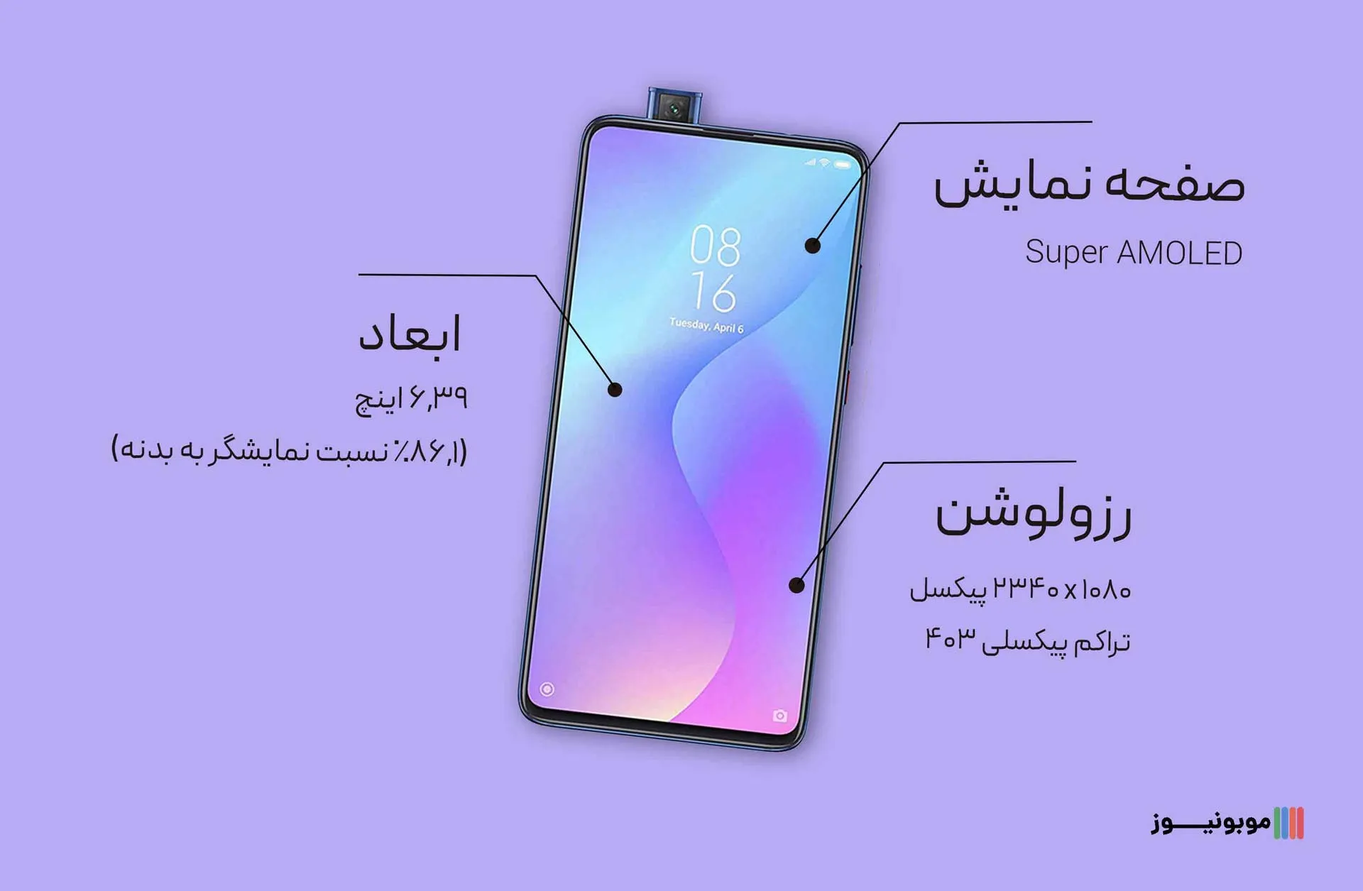 Xiaomi mi 9T pro Display نقد و بررسی گوشی Mi 9T و K20 Pro شیائومی