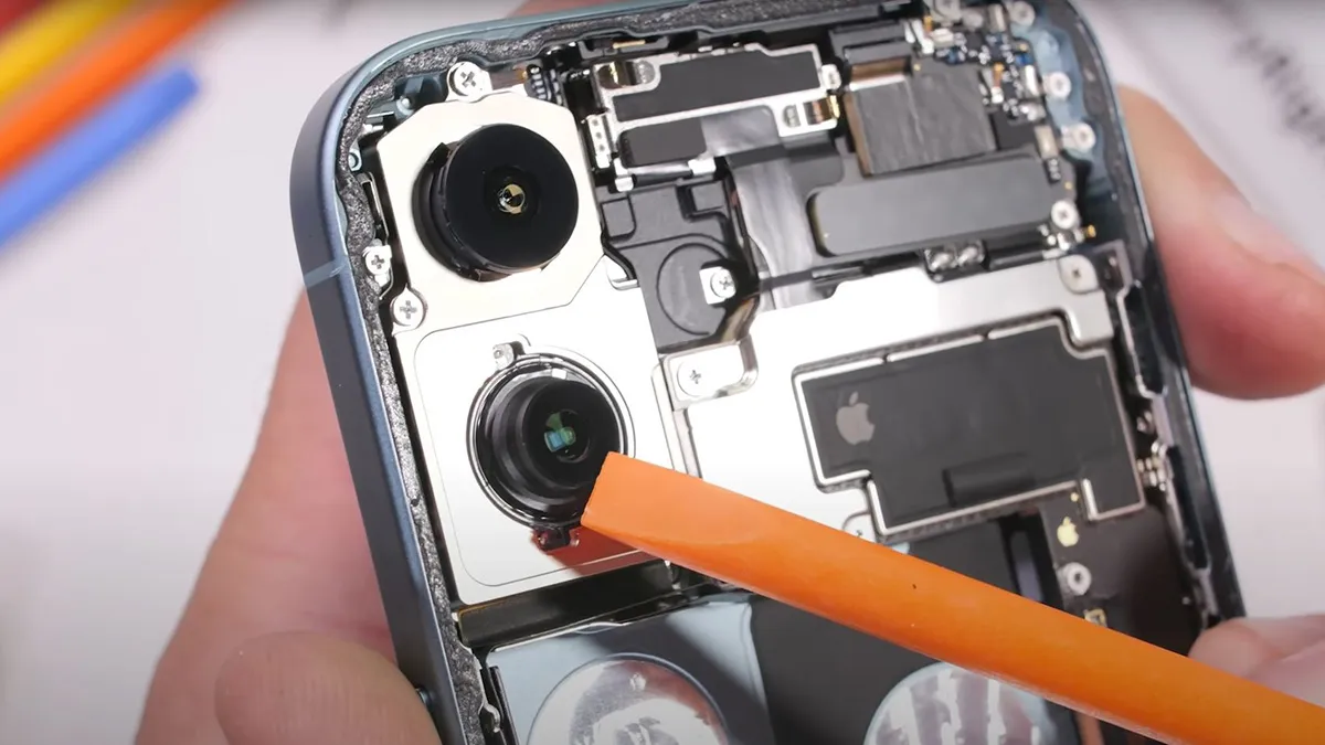 iphone 16 teardown camera کالبدشکافی گوشی iPhone 16