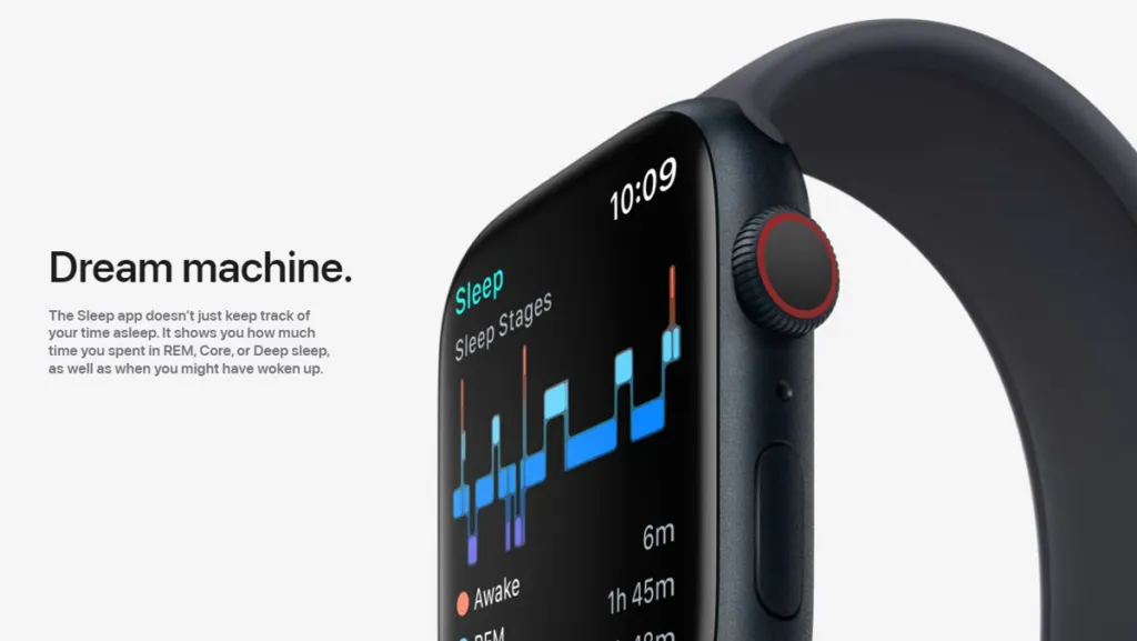 سنسور تشخصیص کیفیت خواب apple watch 8
