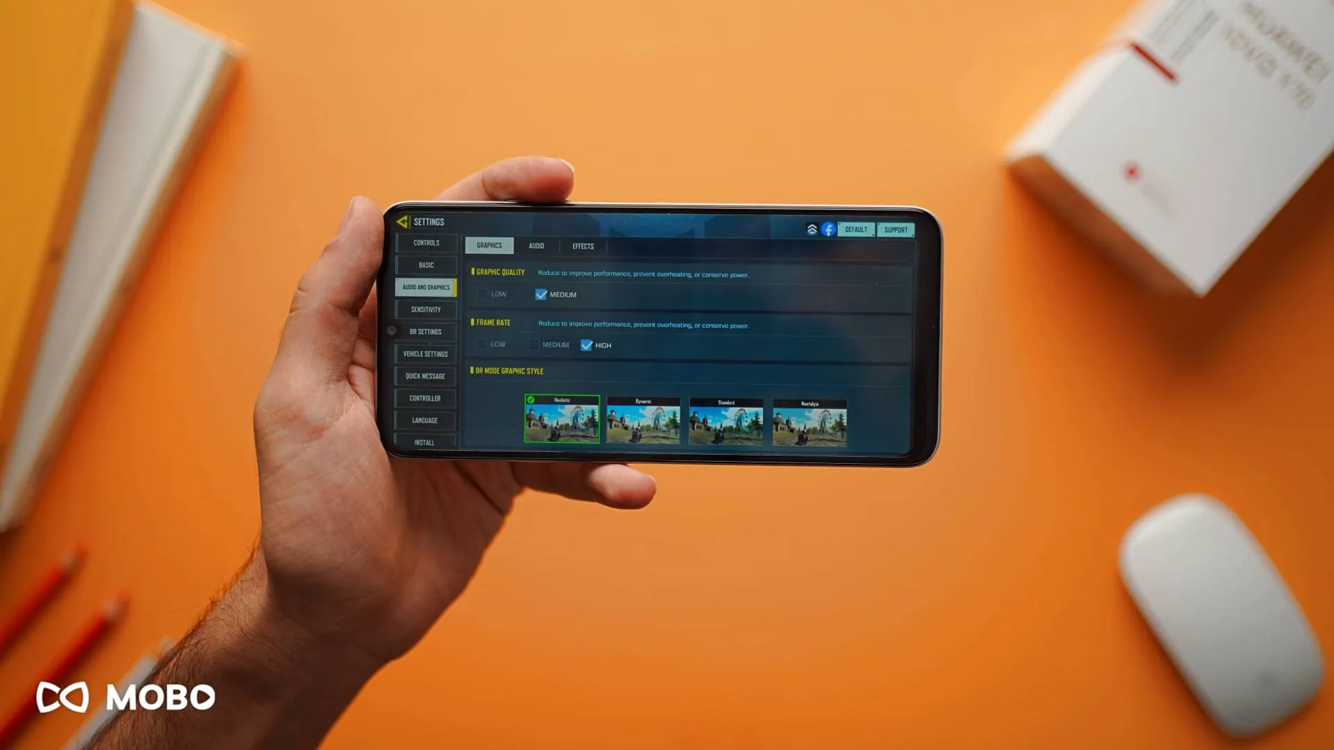 گرافیک و فریم ریت بازی گوشی هواوی نوا Y70