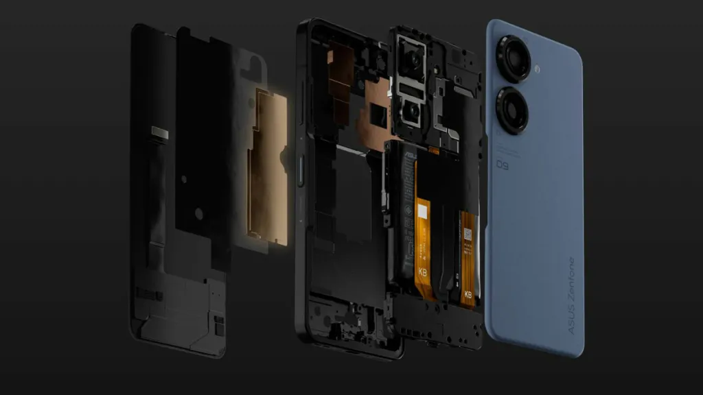 عملکرد پردازشی و سیستم خنک کننده Zenfone 9