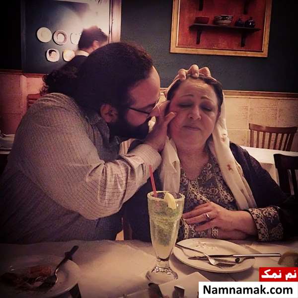لیلی فرهادپور و پسرش بهرنگ تنکابنی