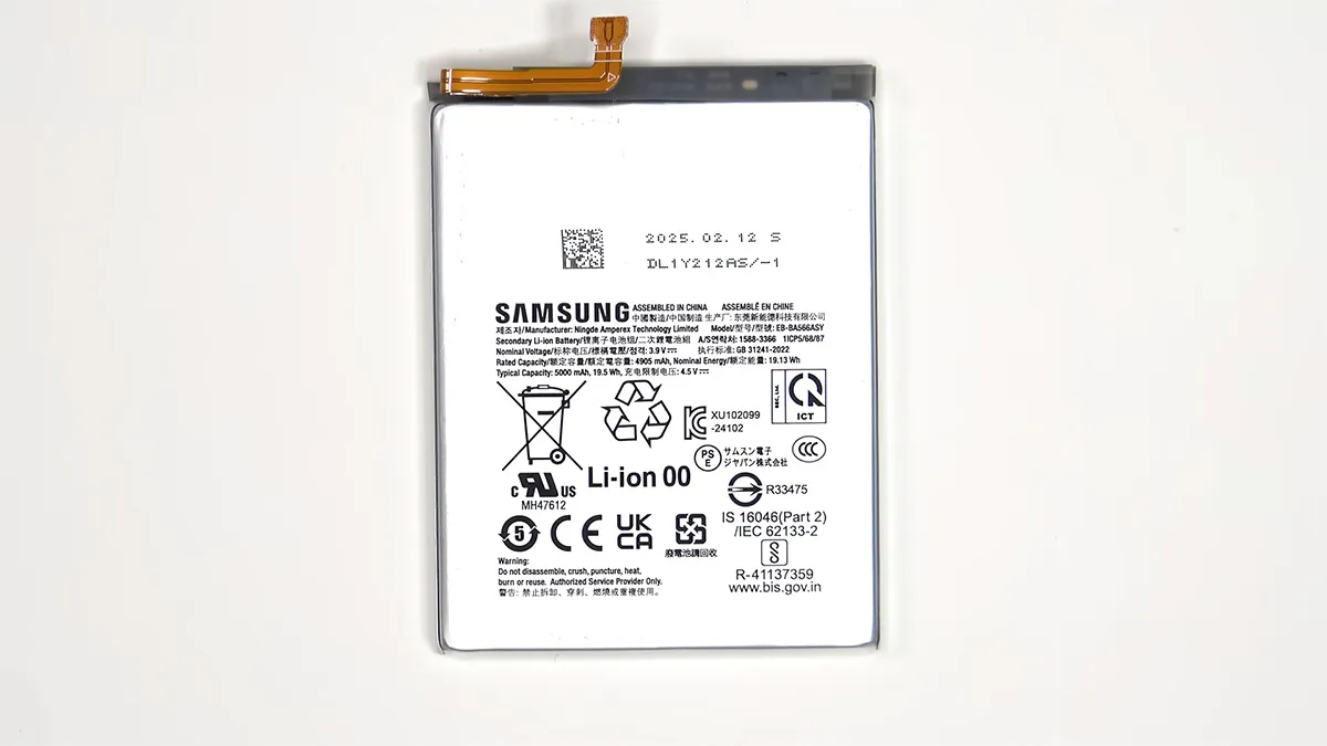 samsung a56 teardown 11 کالبدشکافی گوشی Samsung A56