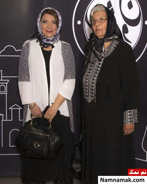 مهوش وقاری و مادرش
