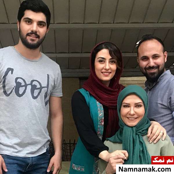 الهام طهموری و سینا مهراد و لعیا زنگنه در سریال پدر