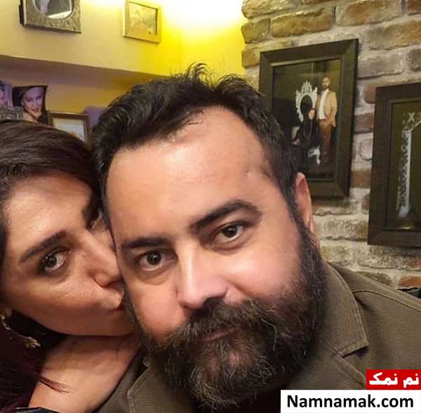 نسیم ادبی و همسرش ابراهیم اثباتی