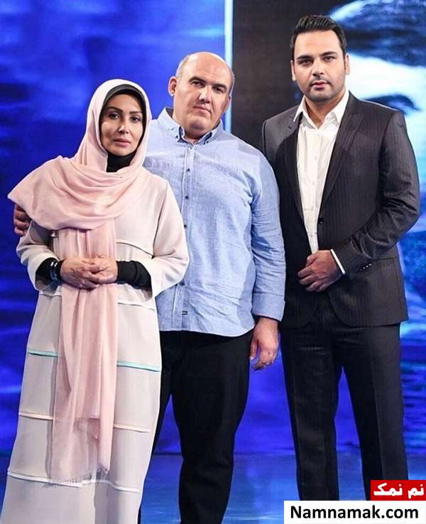 پرستو صالحی و برادرش در برنامه ماه عسل