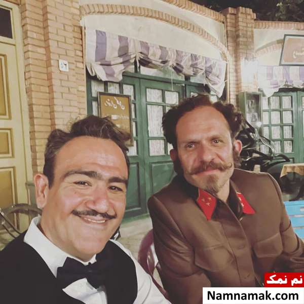 بابک حمیدیان و مهران غفوریان در سریال خاتون