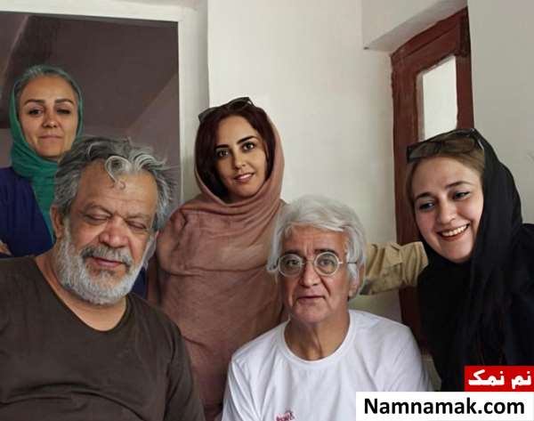 حسن پورشیرازی و همسرش