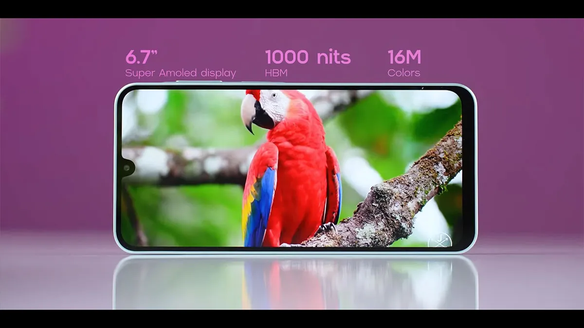بررسی صفحه‌نمایش گوشی Samsung A26