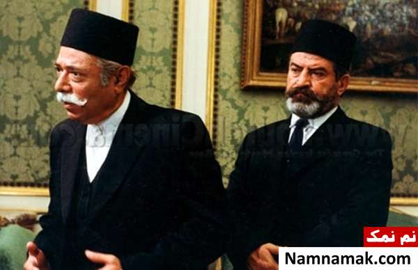 کاظم هژیرآزاد و علی نصیریان در فیلم شاه خاموش