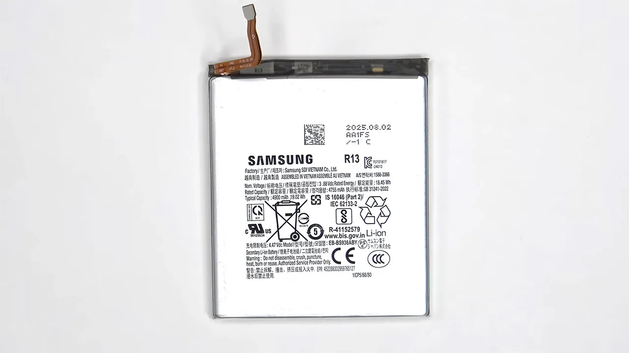 samsung s25 fe teardown 8 کالبدشکافی گوشی Samsung S25 FE