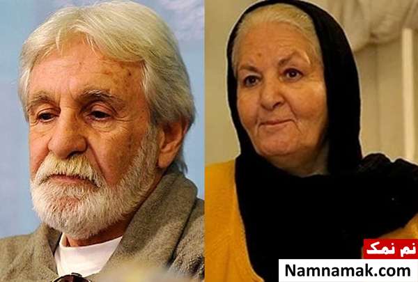 مینا جعفرزاده و همسرش بهمن زرین پور