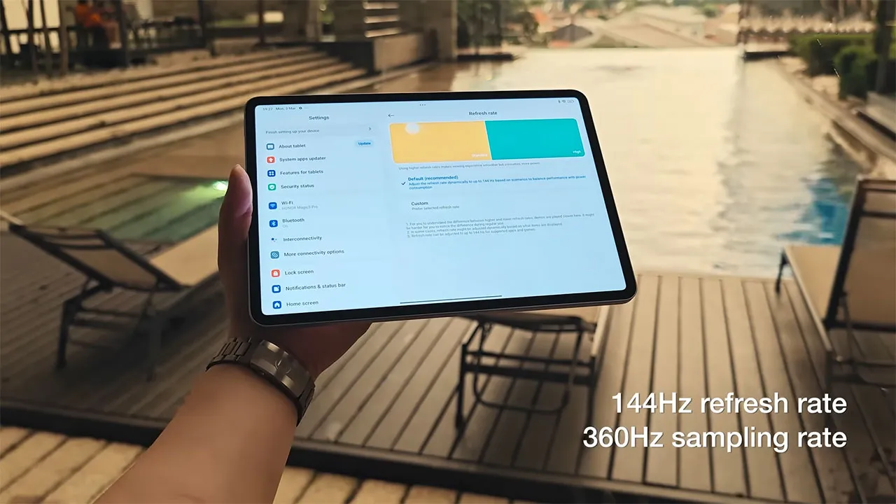 بررسی نمایشگر تبلت Xiaomi Pad 7 Pro