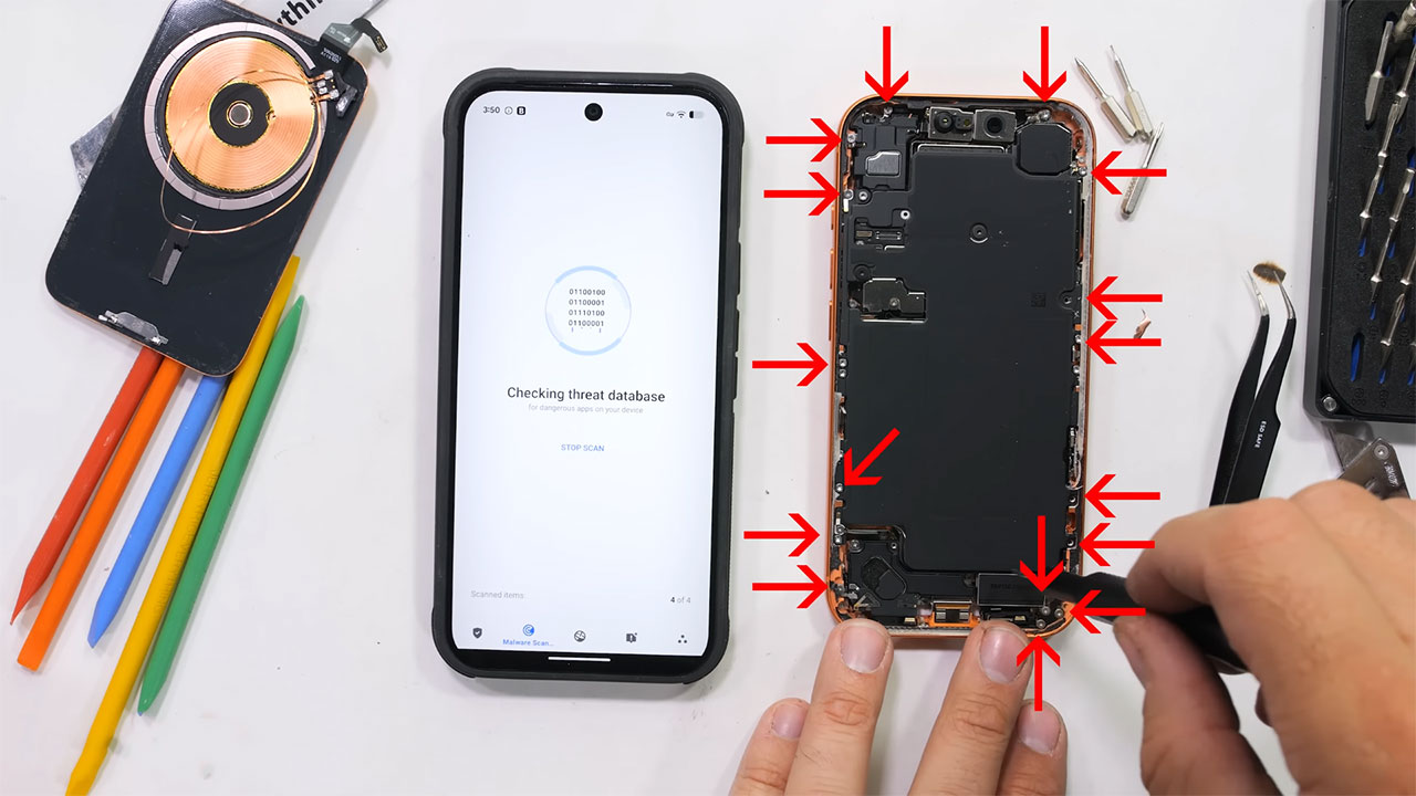 iphone 17 pro teardown 8 کالبدشکافی آیفون 17 پرو