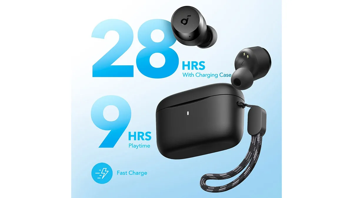 عملکرد باتری و شارژدهی هندزفری Anker Soundcore A20i