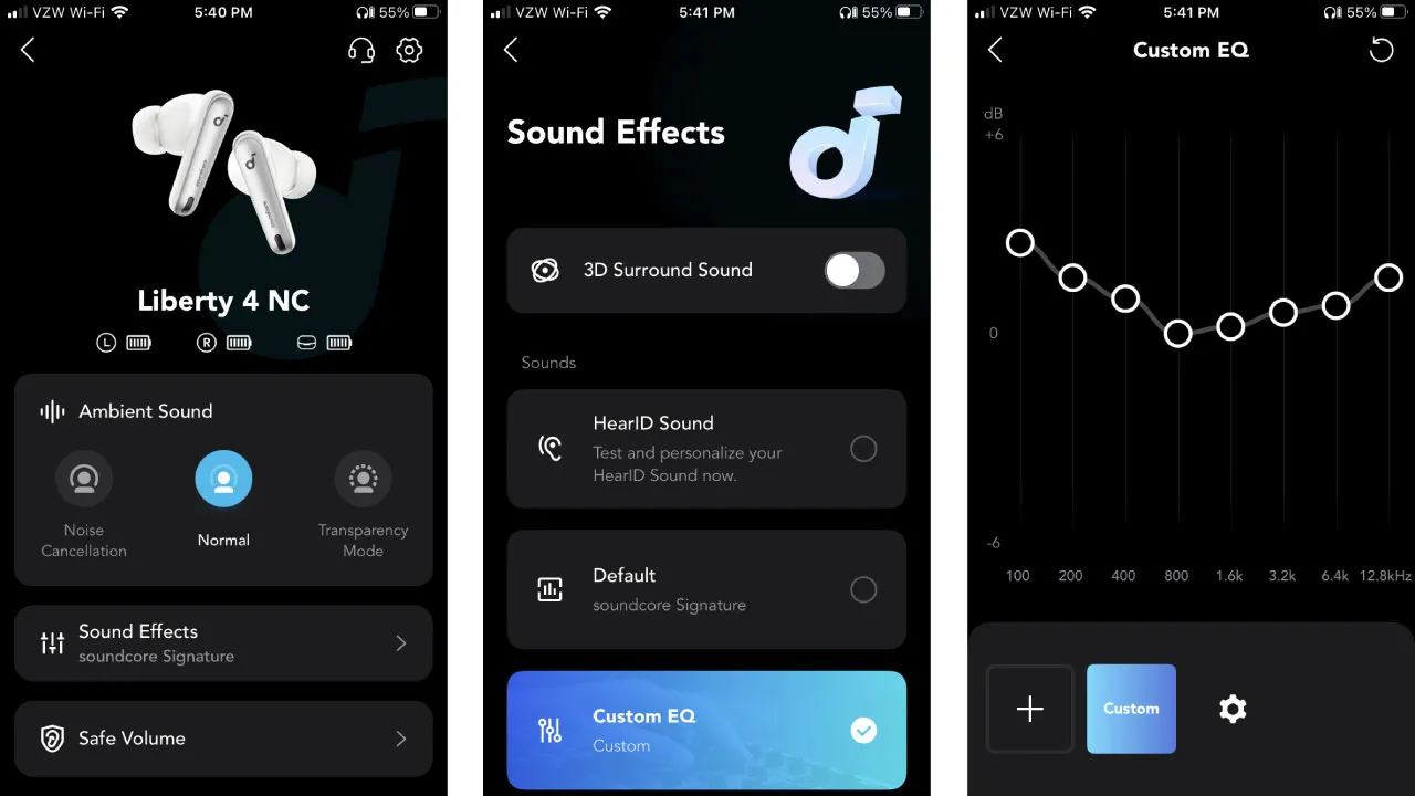 قابلیت های اپلیکیشن Soundcore هندزفری بلوتوثی انکر لیبرتی 4 ان سی